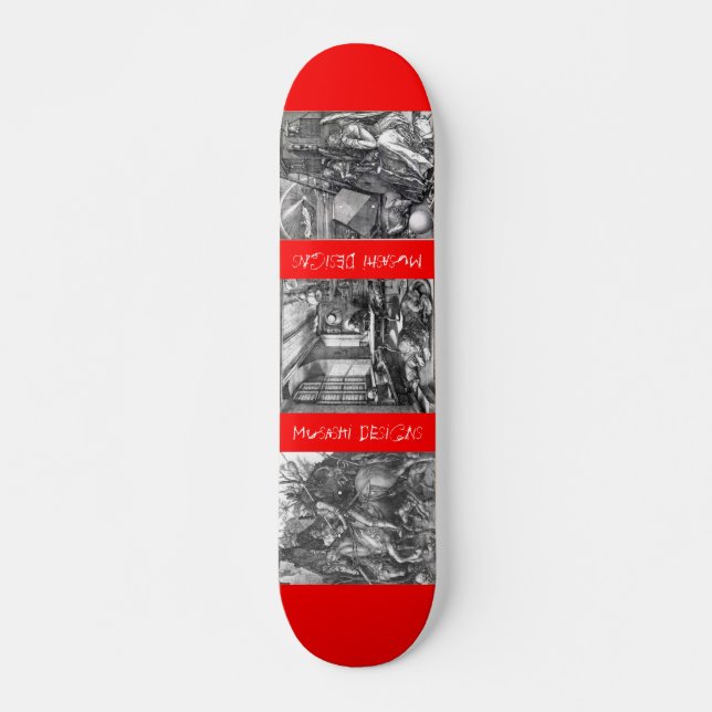 Musashi Designs Durer's Apocalypse Skateboard (Front)