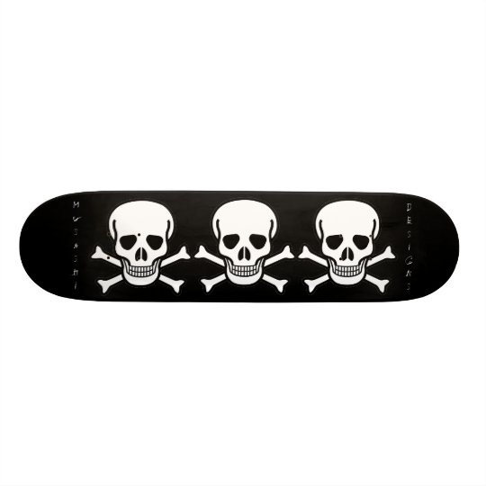Musashi Designs Triple Skull 21.6 Cm Skateboard Deck