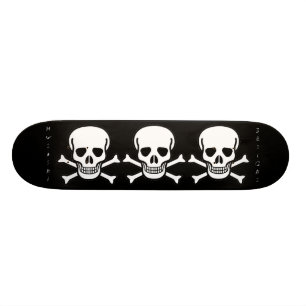 Musashi Designs Triple Skull Skateboard