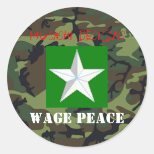 Musashi Designs Wage Peace Sticker