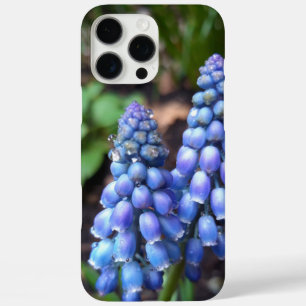 Muscari Armeniacum , Grape Hyacinth with Raindrops iPhone 16 Pro Max Case