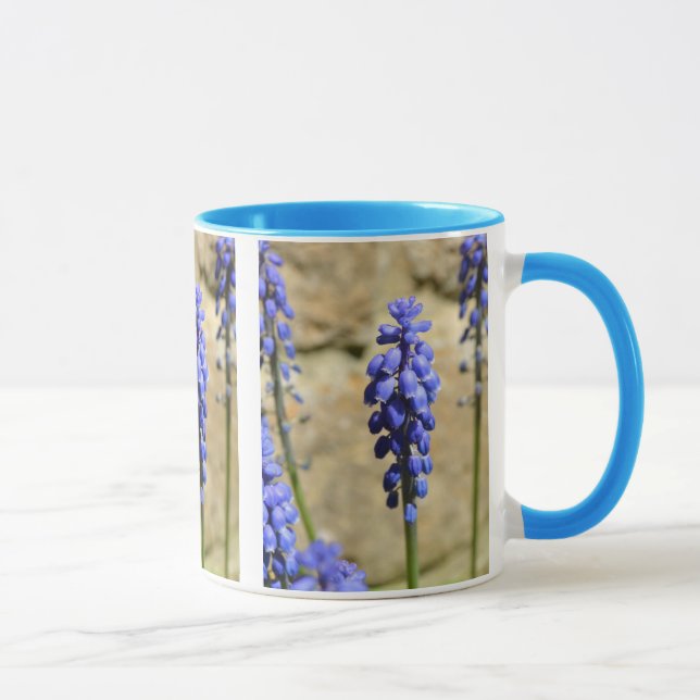 Muscari Grape Hyacinth Mug (Right)