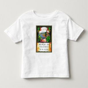 Muscat De Valence Wine LabelEurope Toddler T-Shirt