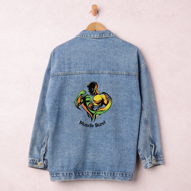 Muscle Burst Denim Jacket (Hangar)