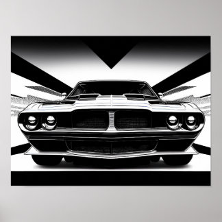 Muscle Car Art Print