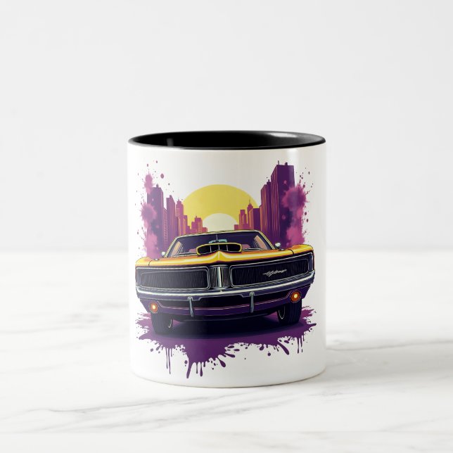 Muscle Car Graffiti Mug (Center)