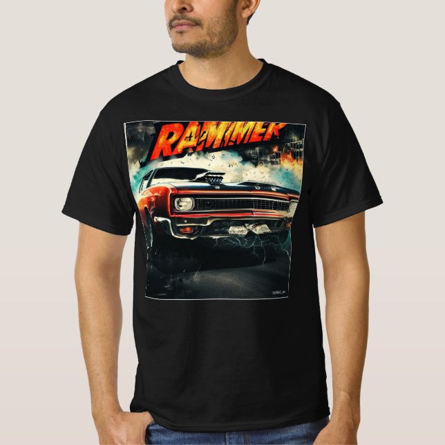 MUSCLE CAR HALLOWEEN [Rammer] 029 T-Shirt (Front)