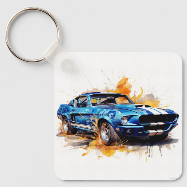 Muscle Car Key Ring (Front)