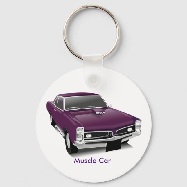 Muscle Car Keychain (Front)