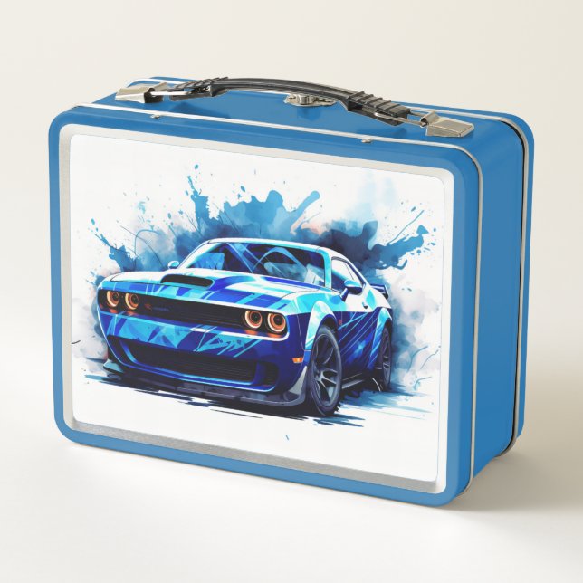 Muscle Car Lunch Box (Back)