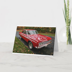 Muscle Car Merchandise Card