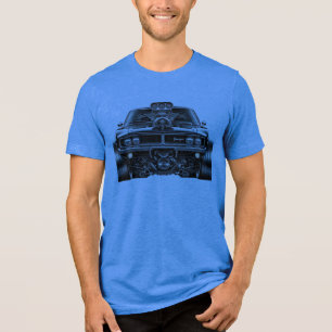 Muscle Car Overdrive Tri-Blend Shirt
