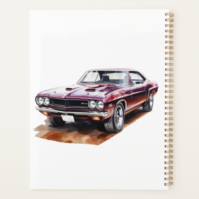 Muscle Car Planner (Back)