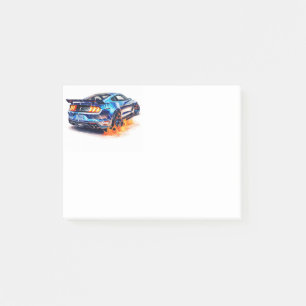 Muscle Car Post-it Notes
