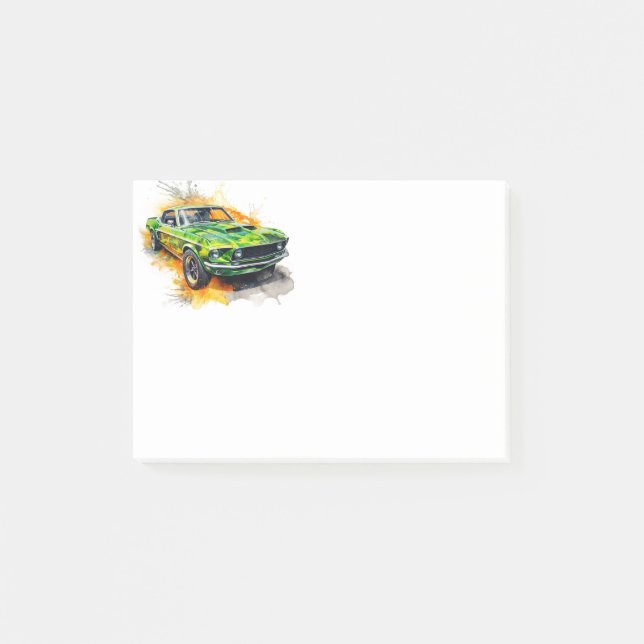 Muscle Car  Post-it Notes (Front)
