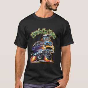 Muscle Car Toons Automotive Cartoon Comic Book Cov T-Shirt