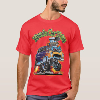 Muscle Car Toons Automotive Cartoon Comic Book Cov T-Shirt