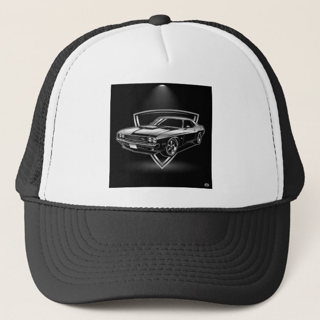 Muscle Car: Unleash the Beast Trucker Hat (Front)