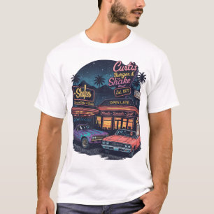 Muscle Car Vintage 90s Style Graphic Shirt
