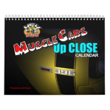Muscle Cars Close Up Calendar