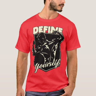 Muscle Definition Bodybuilding Slogan T-Shirt