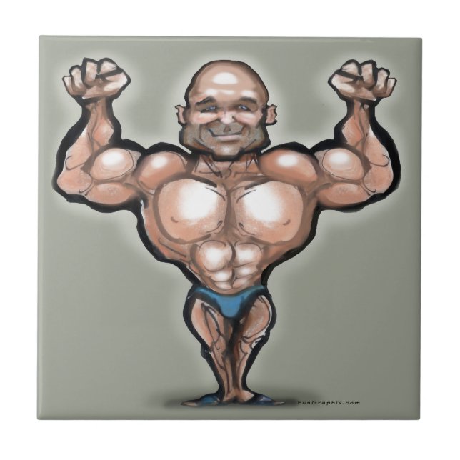 Muscle Dude Tile (Front)