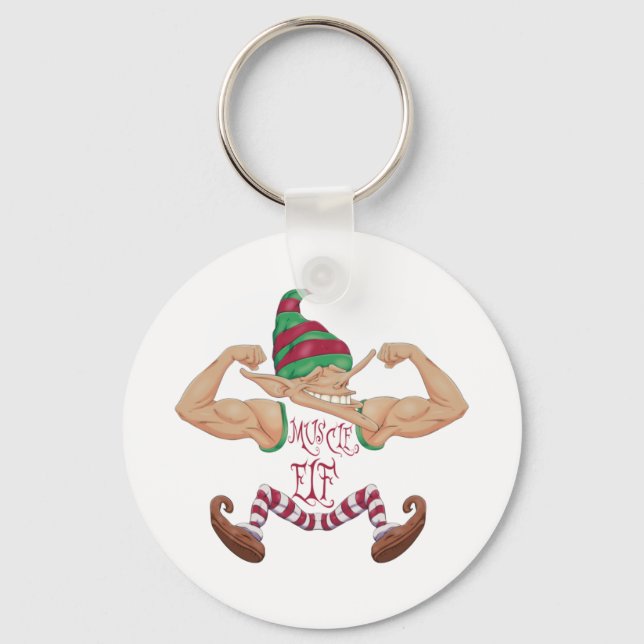 Muscle Elf Key Ring (Front)