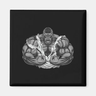 Muscle Gorilla Fitness Workout Gym For Lover Bodyb Magnet