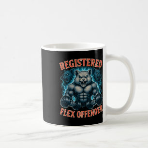 Muscle Hamster Registered Flex Offender Funny Gym  Coffee Mug
