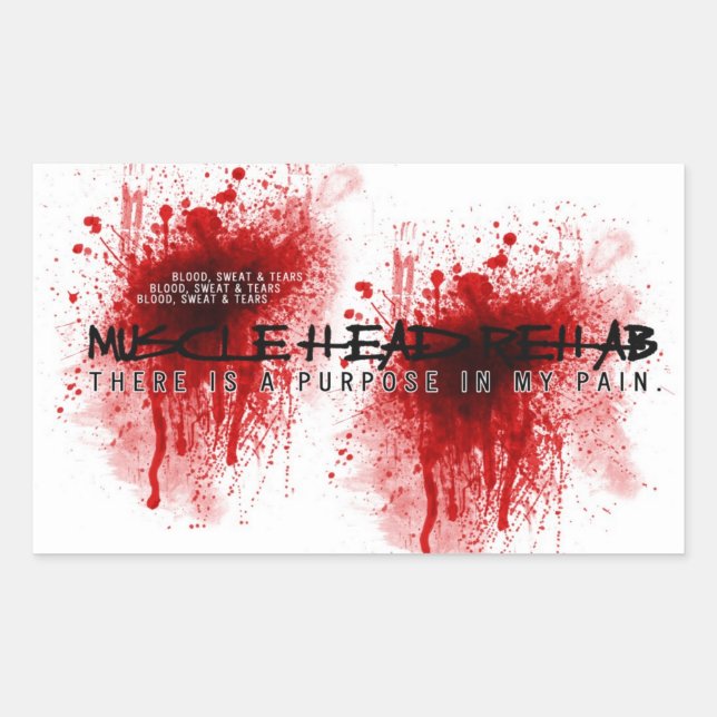 Muscle Head Rehab Stickers (Front)