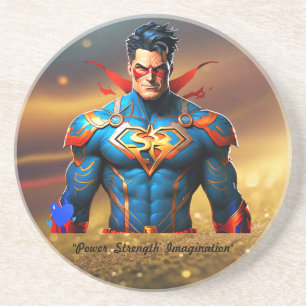  "Muscle Marvels: Superhero Creator" Coaster