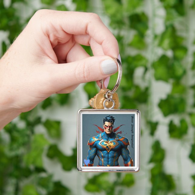  "Muscle Marvels: Superhero Creator" Key Ring (Hand)