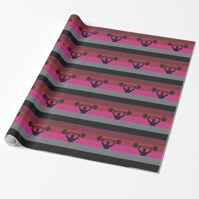 MUSCLE PRIDE WRAPPING PAPER (Unrolled)