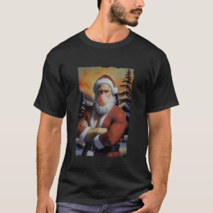 Muscle Santa Shirt Funny Christmas Gym Holiday Gru