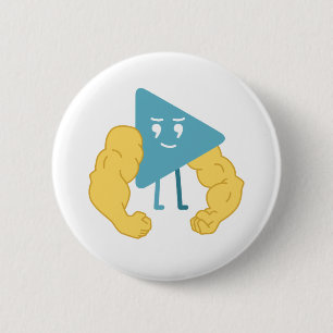Muscle Selby 6 Cm Round Badge