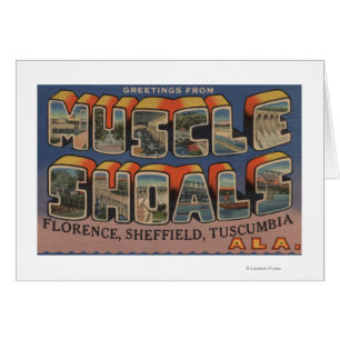 Muscle Shoals, Alabama - Large Letter Scenes