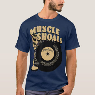 Muscle Shoals Alabama Vinyl Record Music T-Shirt