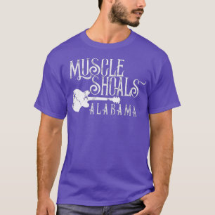Muscle Shoals Alabama With Guitar Swampy Soul T-Shirt
