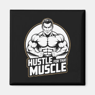 Muscle Workout Fitness Bodybuilding Weight Lifting Magnet