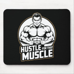 Muscle Workout Fitness Bodybuilding Weight Lifting Mouse Pad