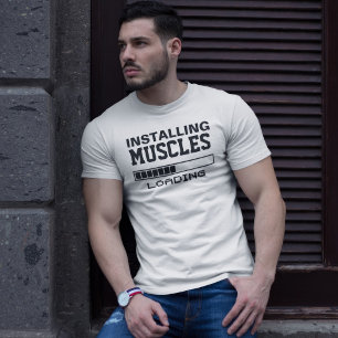 Muscles Funny Geek T-Shirt