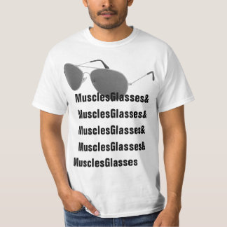 Muscles Glasses is a Canadian Hero - Eat Bacon T-Shirt