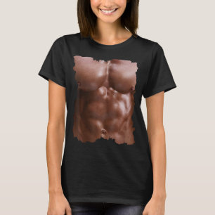 Muscles Six Pack Abs I Fake Muscles Six Pack T-Shirt