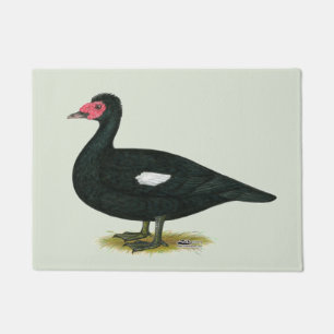 Muscovy Black Drake Doormat