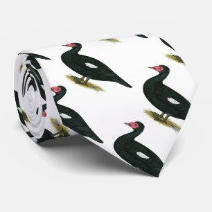 Muscovy Black Drake Tie