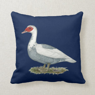 Muscovy Blue Pied Duck Cushion