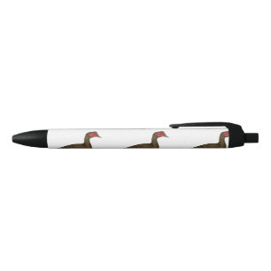 Muscovy Drake Chocolate Black Ink Pen