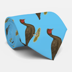 Muscovy Drake Chocolate Tie