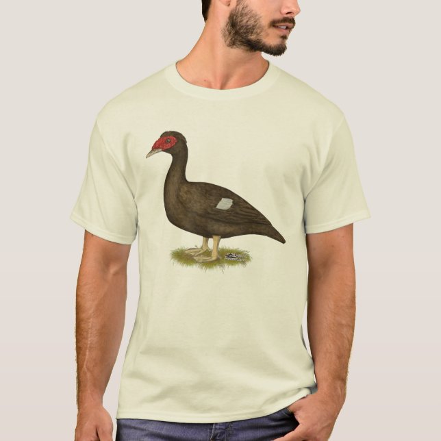 Muscovy Duck Chocolate T-Shirt (Front)