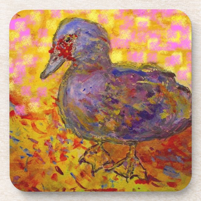 Muscovy Duck Coaster (Front)